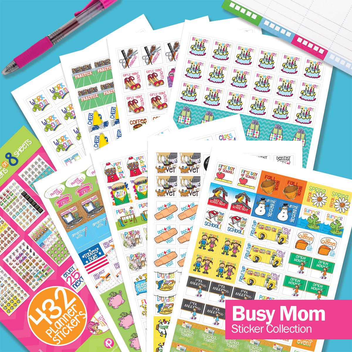 Best Planner Stickers | Family, Work, To-Dos, Events, Goals | 8 Styles-Planner Stickers- Simply Simpson's Boutique is a Women's Online Fashion Boutique Located in Jupiter, Florida