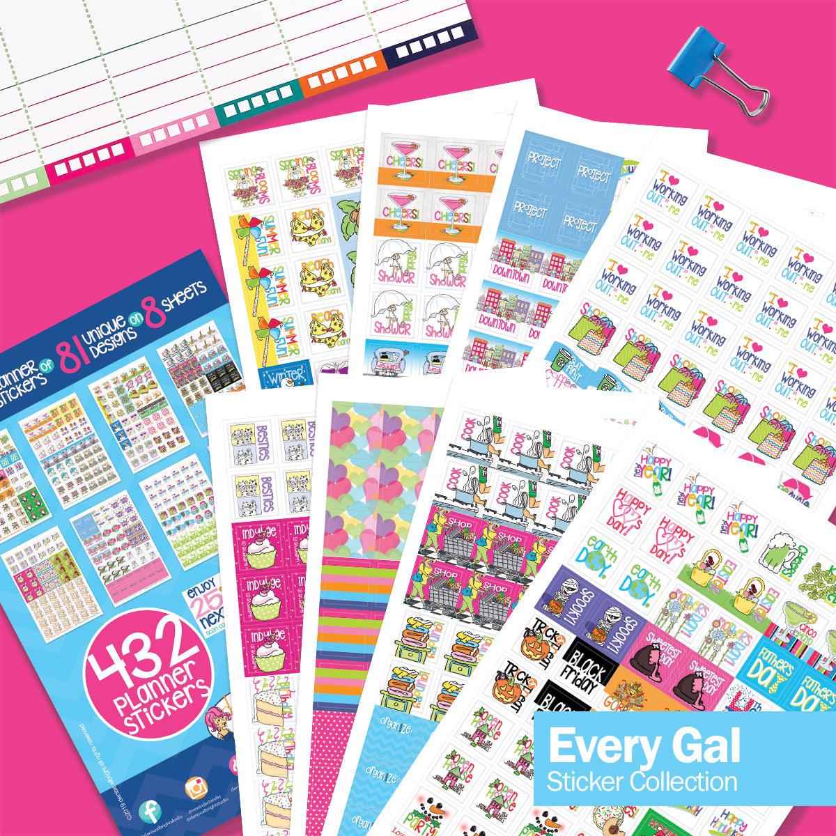 Best Planner Stickers | Family, Work, To-Dos, Events, Goals | 8 Styles-Planner Stickers- Simply Simpson's Boutique is a Women's Online Fashion Boutique Located in Jupiter, Florida