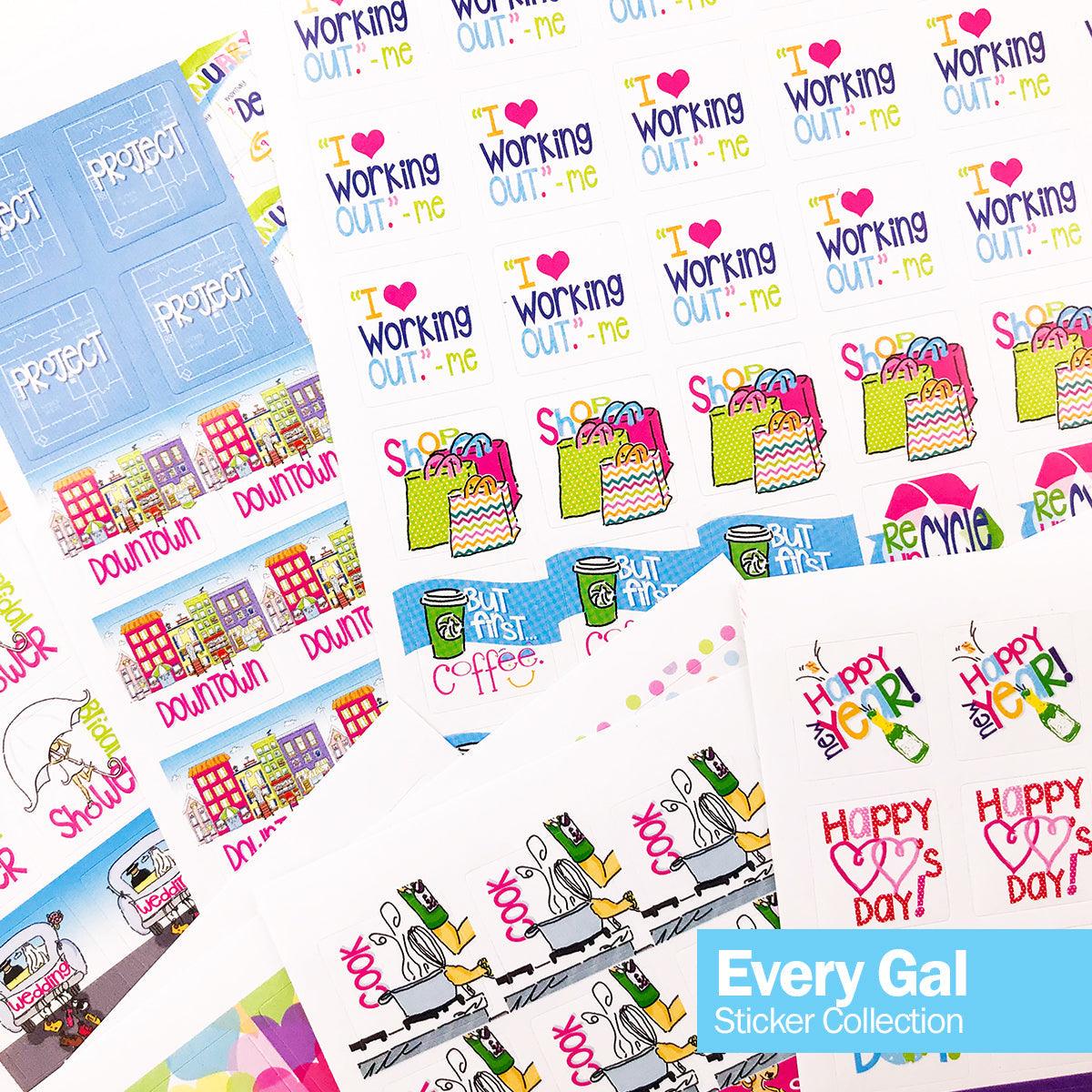 Best Planner Stickers | Family, Work, To-Dos, Events, Goals | 8 Styles-Planner Stickers- Simply Simpson's Boutique is a Women's Online Fashion Boutique Located in Jupiter, Florida