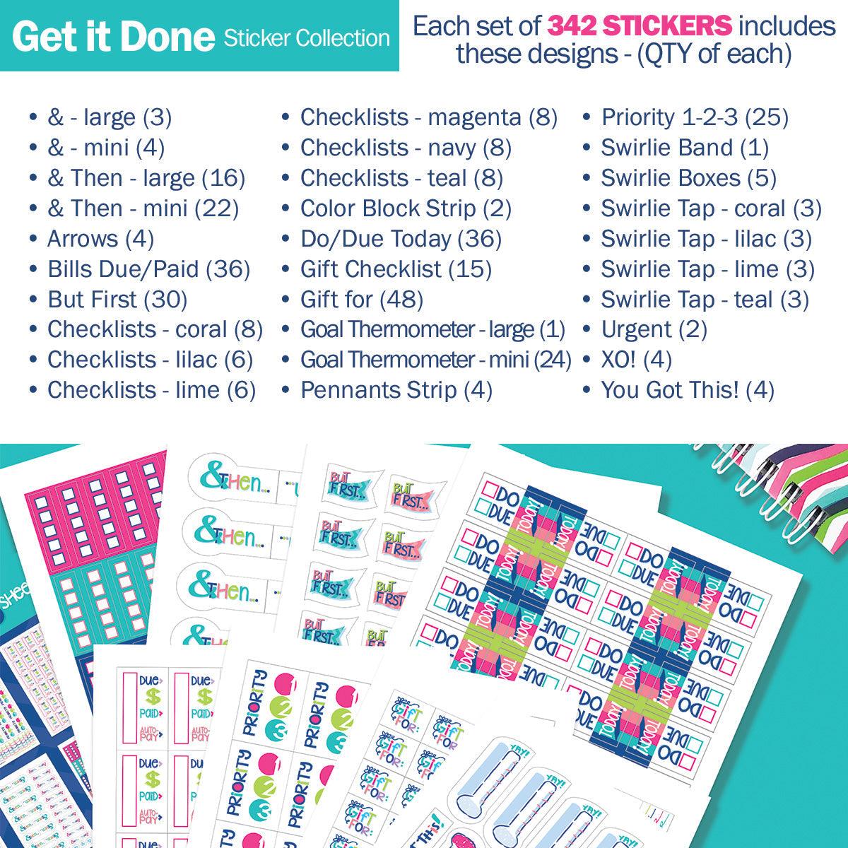 Best Planner Stickers | Family, Work, To-Dos, Events, Goals | 8 Styles-Planner Stickers- Simply Simpson's Boutique is a Women's Online Fashion Boutique Located in Jupiter, Florida