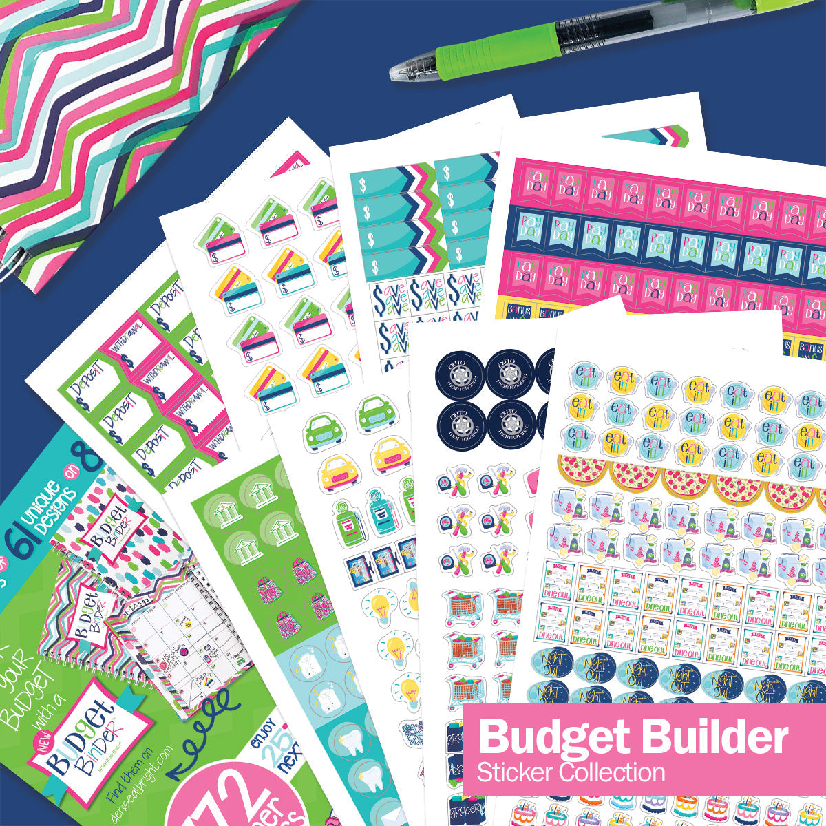 NEW! Budgeting Bundle | Budget Binder™ Planner + Accessories-Budgeting- Simply Simpson's Boutique is a Women's Online Fashion Boutique Located in Jupiter, Florida