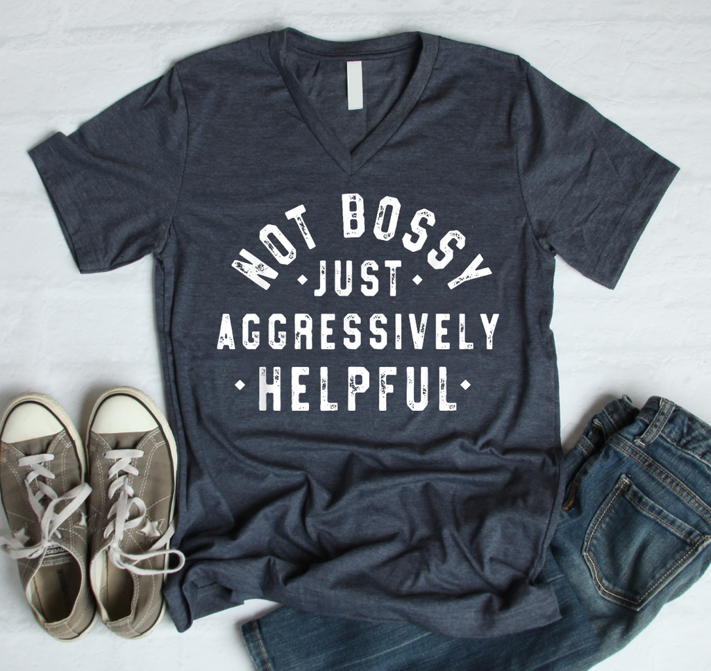 Not Bossy Graphic Tee-Graphic Tee- Simply Simpson's Boutique is a Women's Online Fashion Boutique Located in Jupiter, Florida