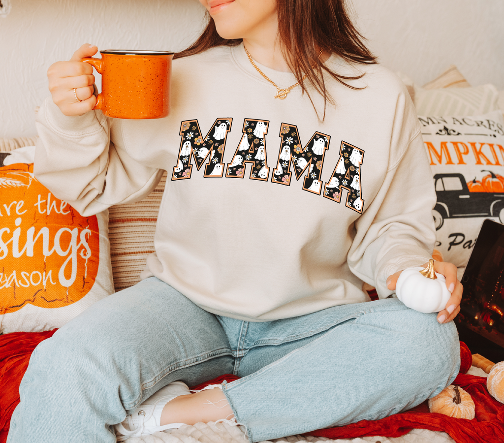 MAMA Fall Sweatshirt-Graphic Tee- Simply Simpson's Boutique is a Women's Online Fashion Boutique Located in Jupiter, Florida