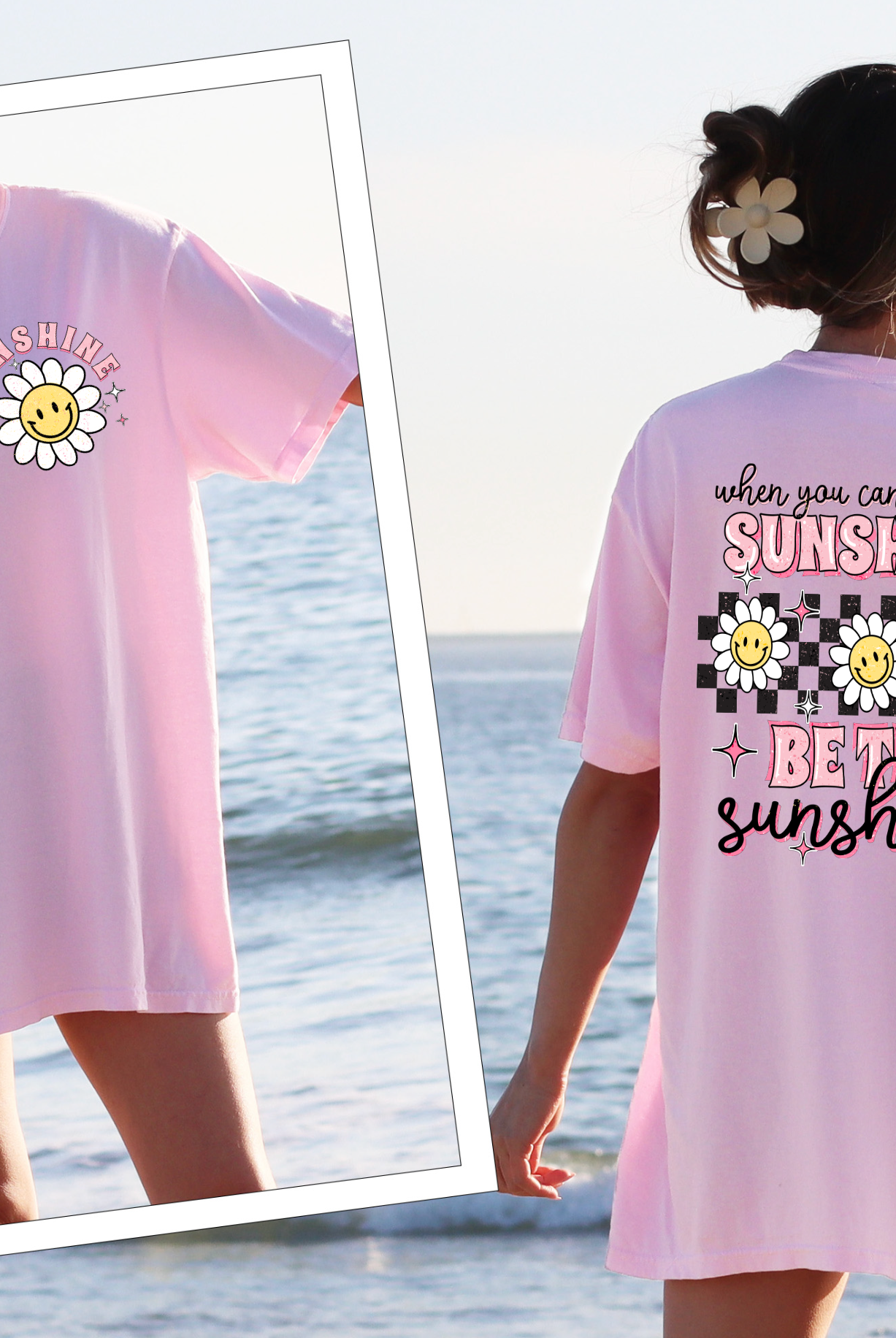 Be the sunshine☀️💗 Graphic Tee-Graphic Tee- Simply Simpson's Boutique is a Women's Online Fashion Boutique Located in Jupiter, Florida