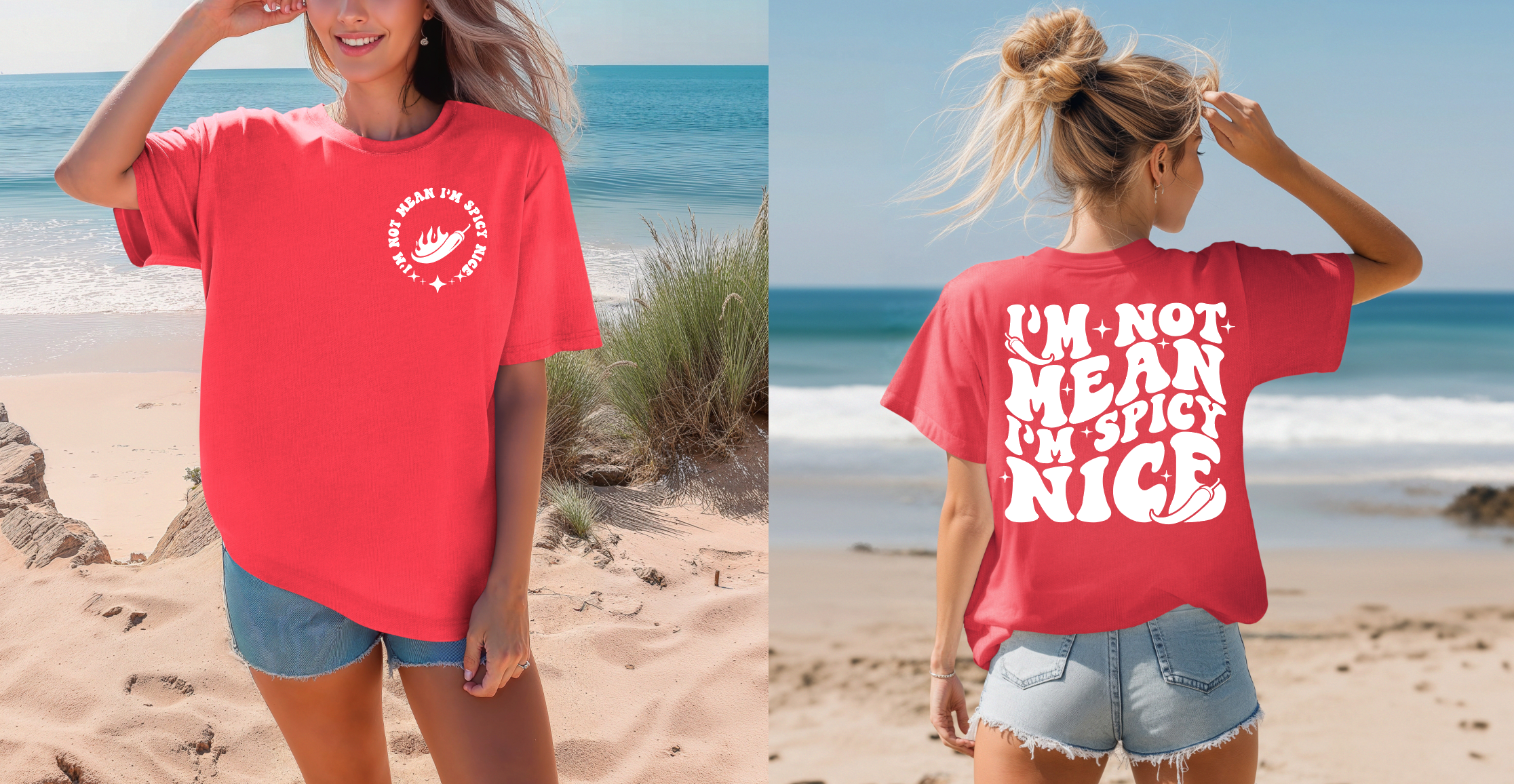 I'm Not Mean I'm Spicy Nice-Graphic Tee- Simply Simpson's Boutique is a Women's Online Fashion Boutique Located in Jupiter, Florida