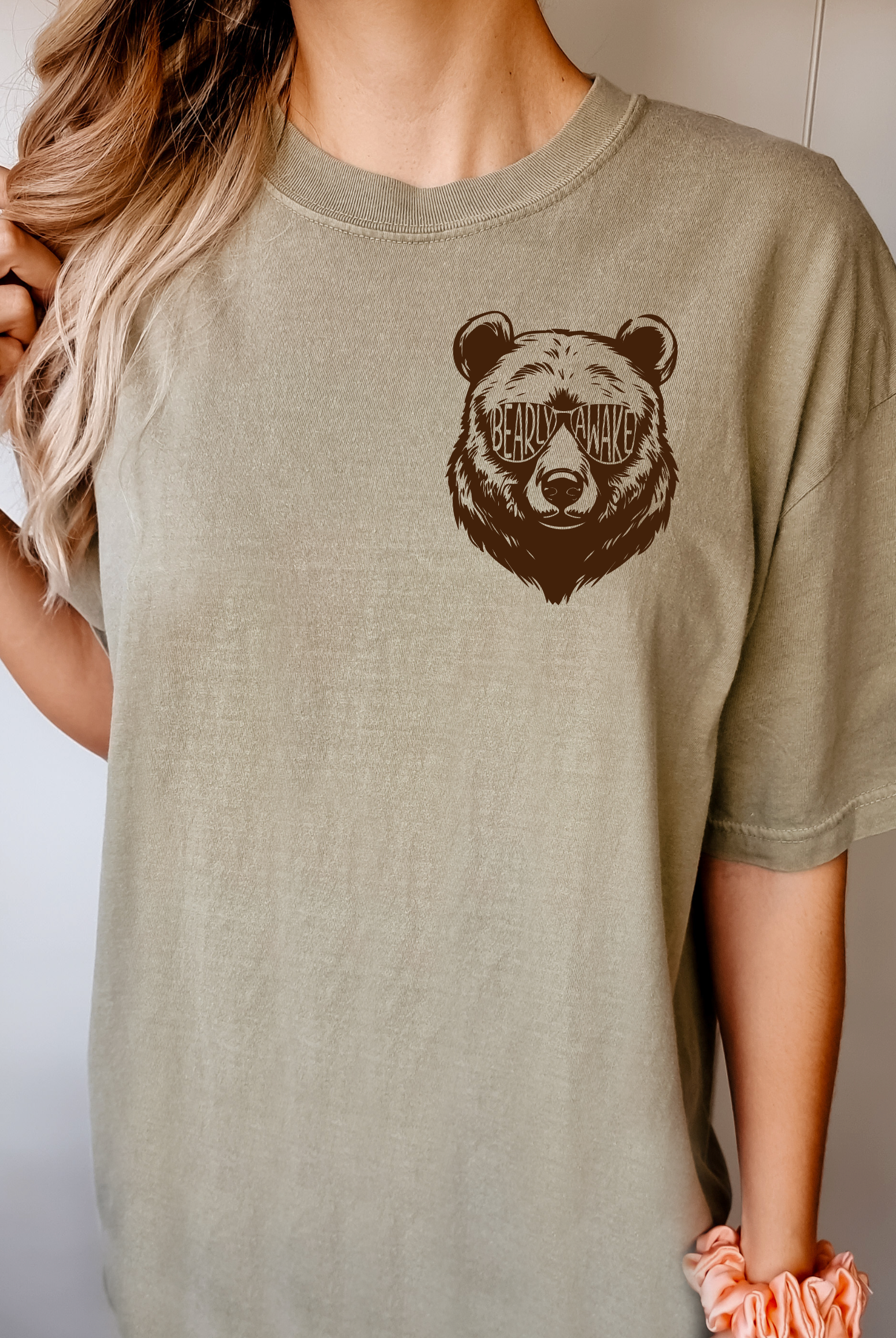 Bearly Awake-Graphic Tee- Simply Simpson's Boutique is a Women's Online Fashion Boutique Located in Jupiter, Florida