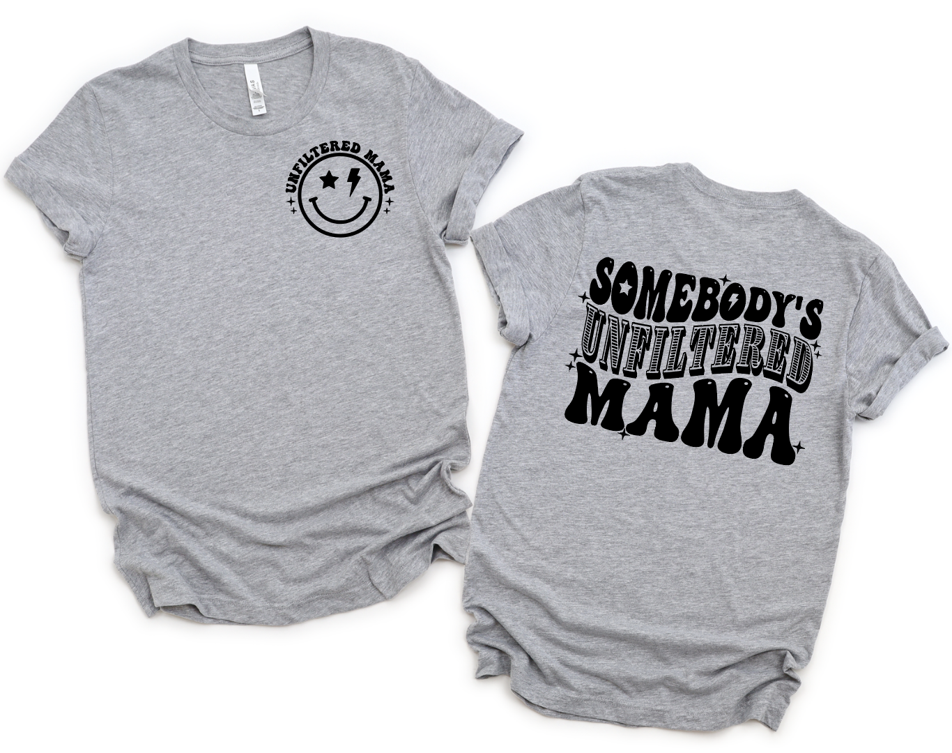 Somebody's Unfiltered Mama-Graphic Tee- Simply Simpson's Boutique is a Women's Online Fashion Boutique Located in Jupiter, Florida