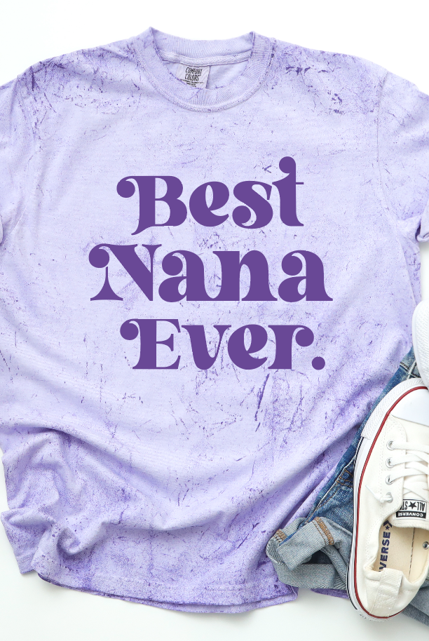 Best NANA Ever (PURPLE)-Graphic Tee- Simply Simpson's Boutique is a Women's Online Fashion Boutique Located in Jupiter, Florida