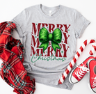 Merry Merry Merry Christmas-Graphic Tee- Simply Simpson's Boutique is a Women's Online Fashion Boutique Located in Jupiter, Florida