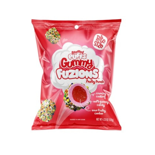 Stuffed Puffs Fruity Punch Gummy Fuzions-310 Snacks- Simply Simpson's Boutique is a Women's Online Fashion Boutique Located in Jupiter, Florida