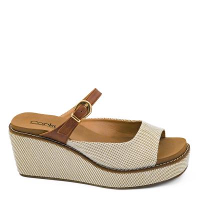 Corky's Treat Yourself Bourbon Combo Wedge- Simply Simpson's Boutique is a Women's Online Fashion Boutique Located in Jupiter, Florida