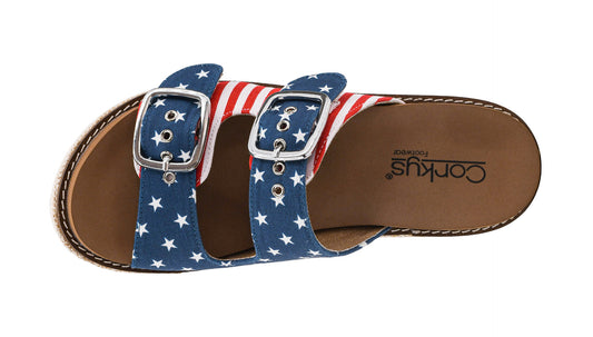 Corky's Americana Wedges-260 Shoes- Simply Simpson's Boutique is a Women's Online Fashion Boutique Located in Jupiter, Florida