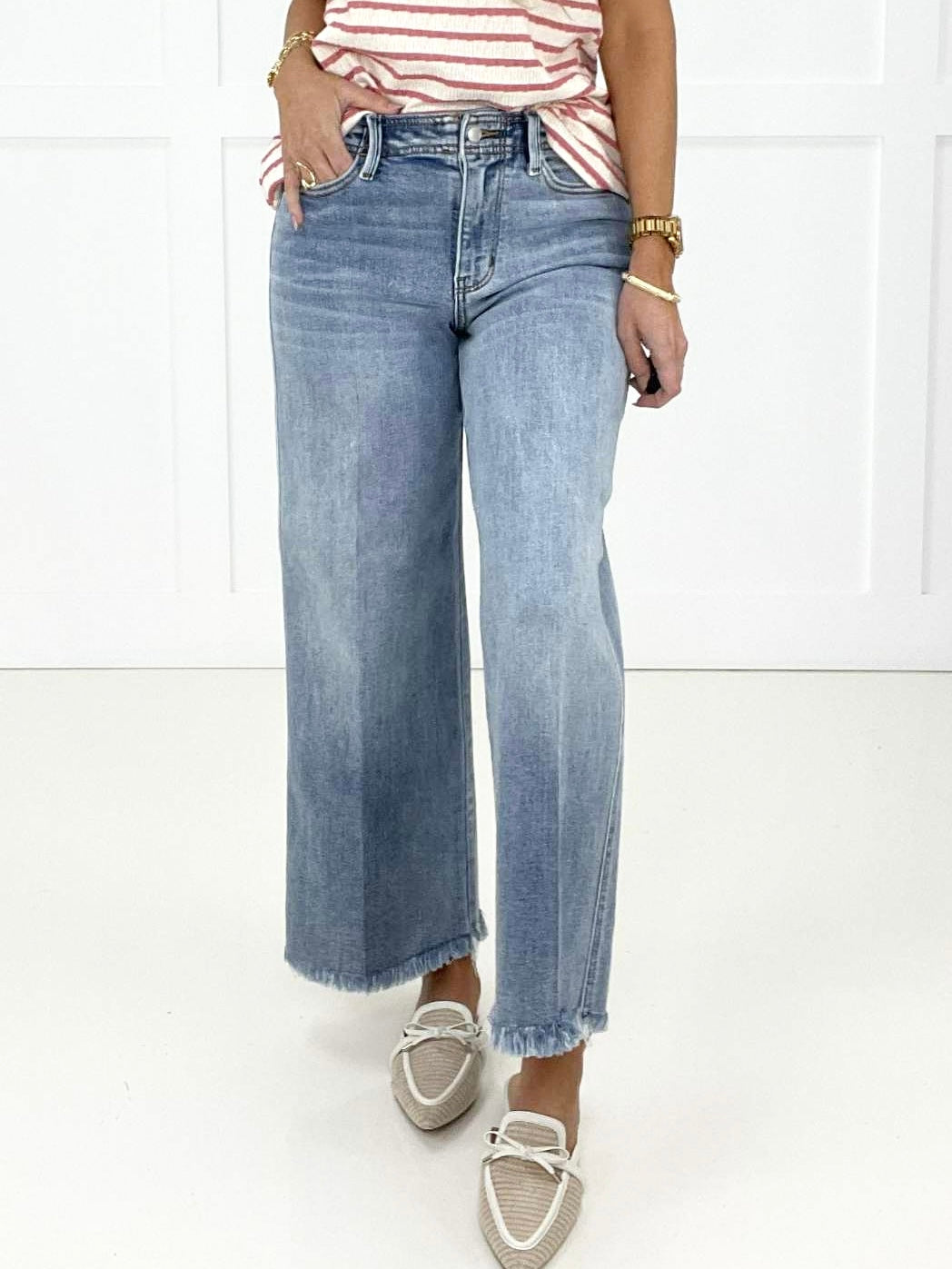 Judy Blue Hollywood Ankle Jeans-200 Jeans- Simply Simpson's Boutique is a Women's Online Fashion Boutique Located in Jupiter, Florida