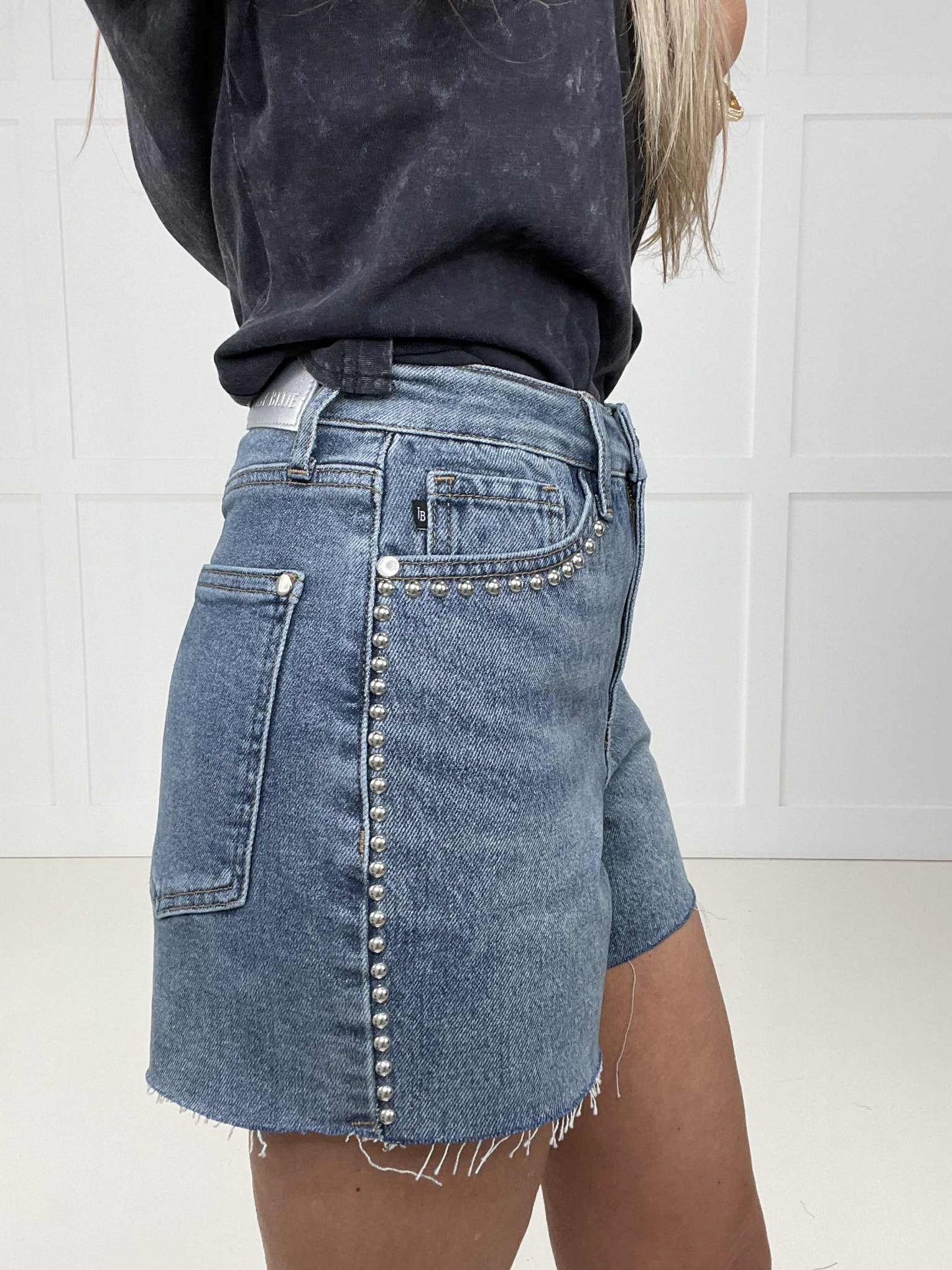 Judy Blue Main Character Studded Shorts-190 Skirts/Shorts- Simply Simpson's Boutique is a Women's Online Fashion Boutique Located in Jupiter, Florida