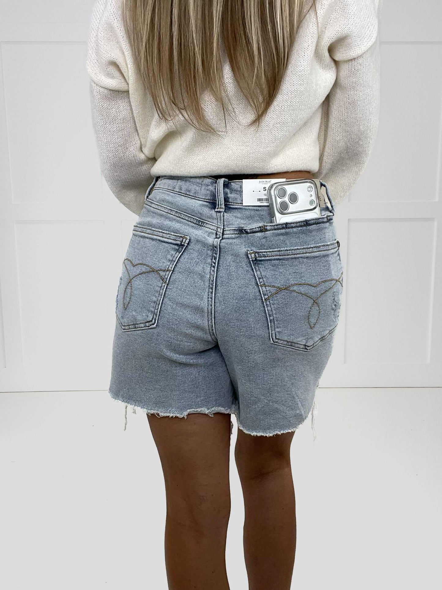 Judy Blue Everyday Ease with Cell Phone Back Pocket-190 Skirts/Shorts- Simply Simpson's Boutique is a Women's Online Fashion Boutique Located in Jupiter, Florida