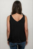 Melody Black Vneck Tank with Strap Accent- Simply Simpson's Boutique is a Women's Online Fashion Boutique Located in Jupiter, Florida