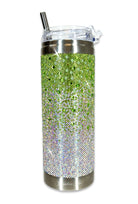 ROYAL GARDEN PARTY COLLECTION OMBRE GREEN TUMBLER-TUMBLERS- Simply Simpson's Boutique is a Women's Online Fashion Boutique Located in Jupiter, Florida