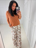 Ella Caramel Open Knit Top- Simply Simpson's Boutique is a Women's Online Fashion Boutique Located in Jupiter, Florida