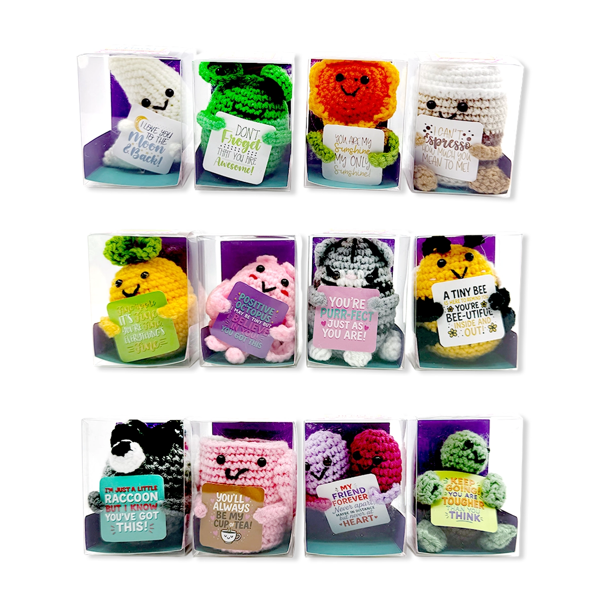 Emotional Support Crochet Plush Pals 2-290 Home/Gift- Simply Simpson's Boutique is a Women's Online Fashion Boutique Located in Jupiter, Florida