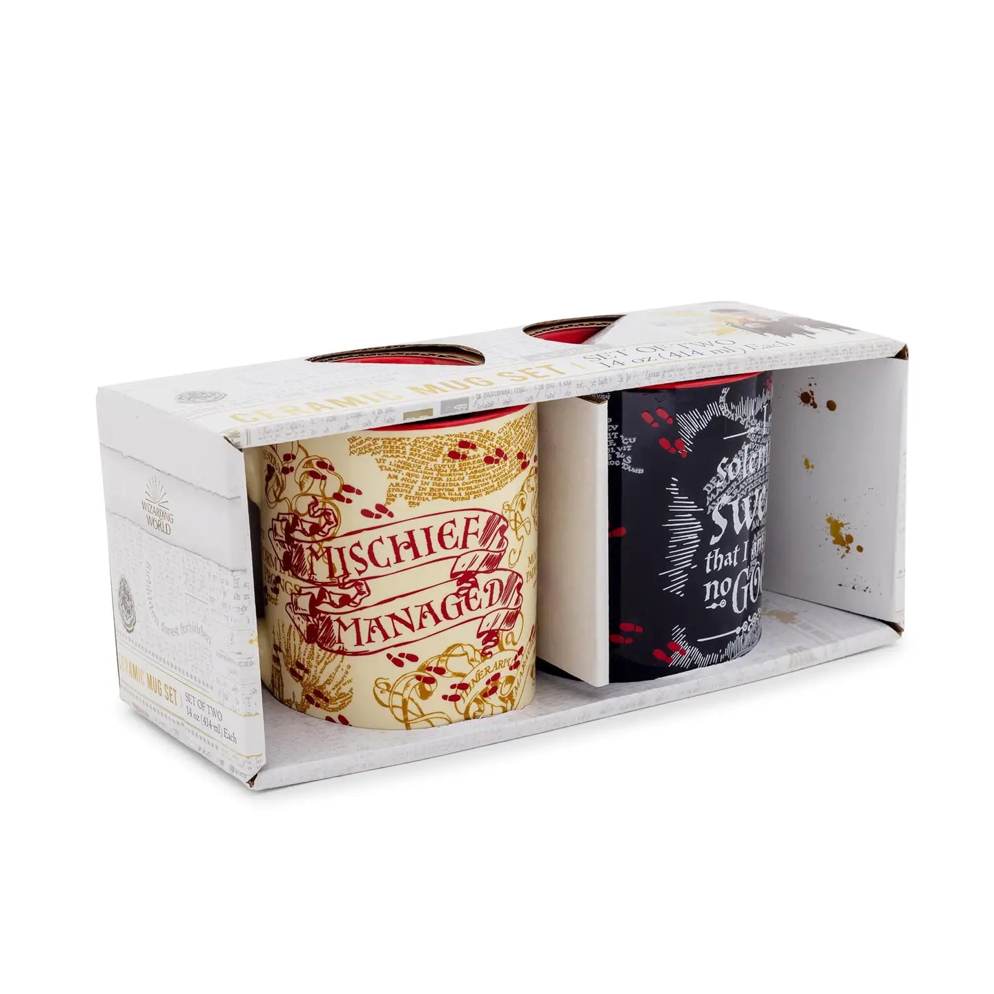 Harry Potter Mischief Managed 14oz Mug Set- Simply Simpson's Boutique is a Women's Online Fashion Boutique Located in Jupiter, Florida
