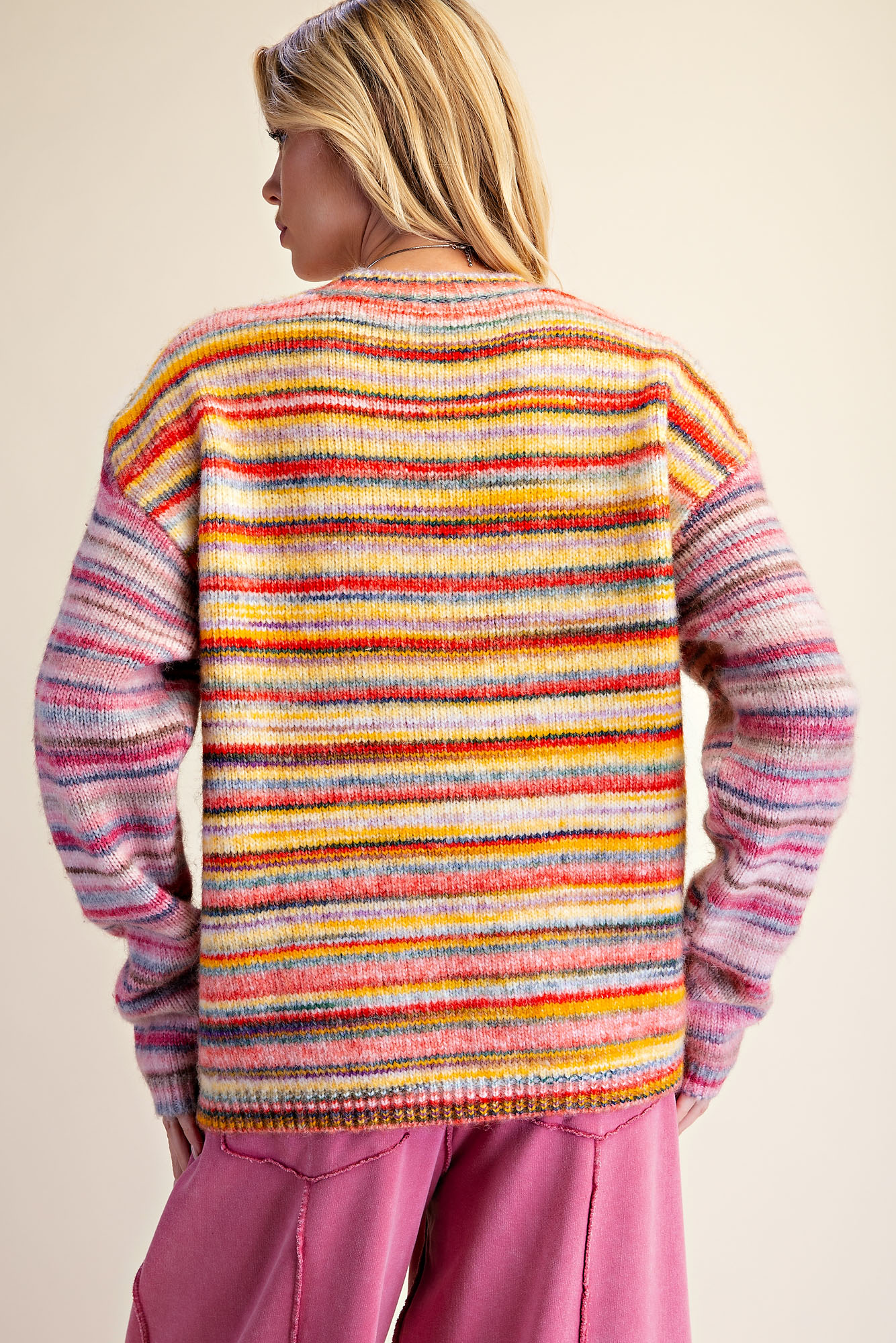 Kaleidoscope Knit Sweater-110 Long Sleeves- Simply Simpson's Boutique is a Women's Online Fashion Boutique Located in Jupiter, Florida