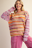 Kaleidoscope Knit Sweater-110 Long Sleeves- Simply Simpson's Boutique is a Women's Online Fashion Boutique Located in Jupiter, Florida