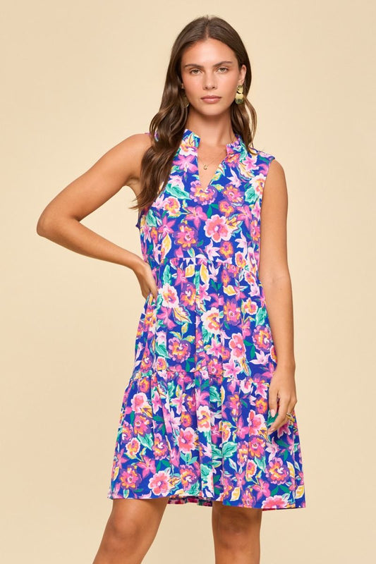 Dear Scarlett Royal Serenade Tiered Dress-240 Dresses- Simply Simpson's Boutique is a Women's Online Fashion Boutique Located in Jupiter, Florida