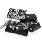 FLOWER POWER COLLECTION CARD PURSE BLACK-ACCESSORIES- Simply Simpson's Boutique is a Women's Online Fashion Boutique Located in Jupiter, Florida