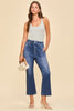 Dear Scarlett Dark Denim Kick Flare Zenim-210 Other Bottoms- Simply Simpson's Boutique is a Women's Online Fashion Boutique Located in Jupiter, Florida