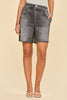 Dear Scarlett Charcoal Zenim Shorts-190 Skirts/Shorts- Simply Simpson's Boutique is a Women's Online Fashion Boutique Located in Jupiter, Florida