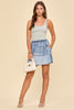 Dear Scarlett Classic Denim Zenim Skort-190 Skirts/Shorts- Simply Simpson's Boutique is a Women's Online Fashion Boutique Located in Jupiter, Florida