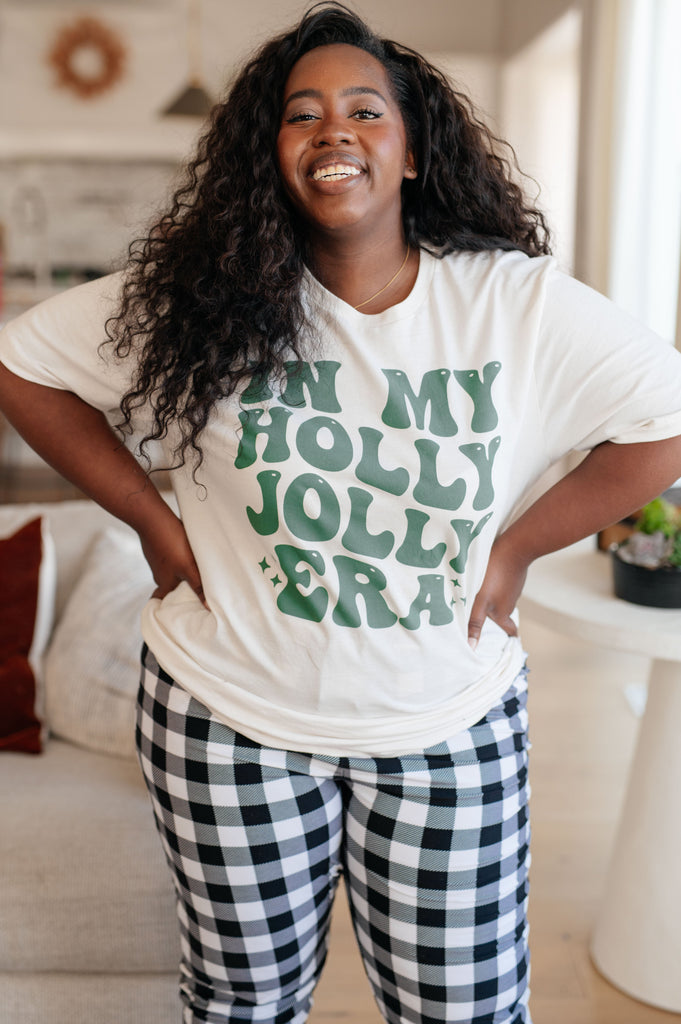 In My Holly Jolly Era Graphic T-Shirts & Tops- Simply Simpson's Boutique is a Women's Online Fashion Boutique Located in Jupiter, Florida