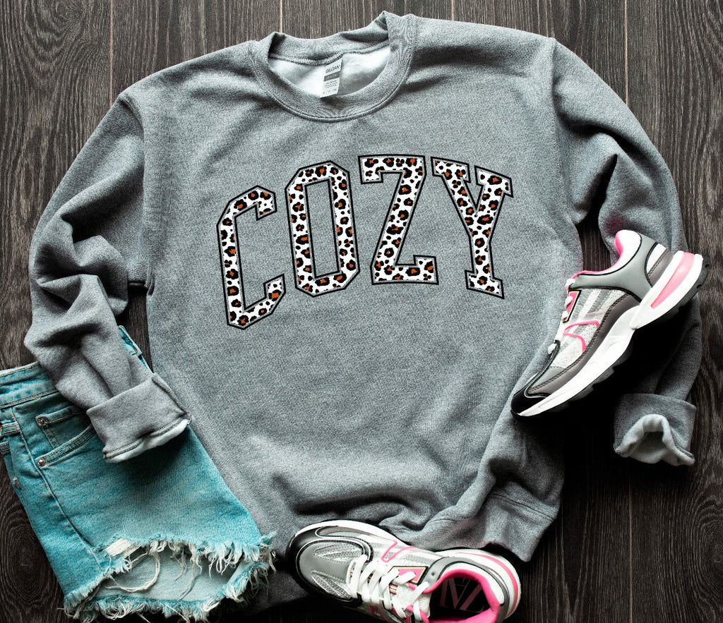 Cozy Sweatshirt-Graphic Tee- Simply Simpson's Boutique is a Women's Online Fashion Boutique Located in Jupiter, Florida