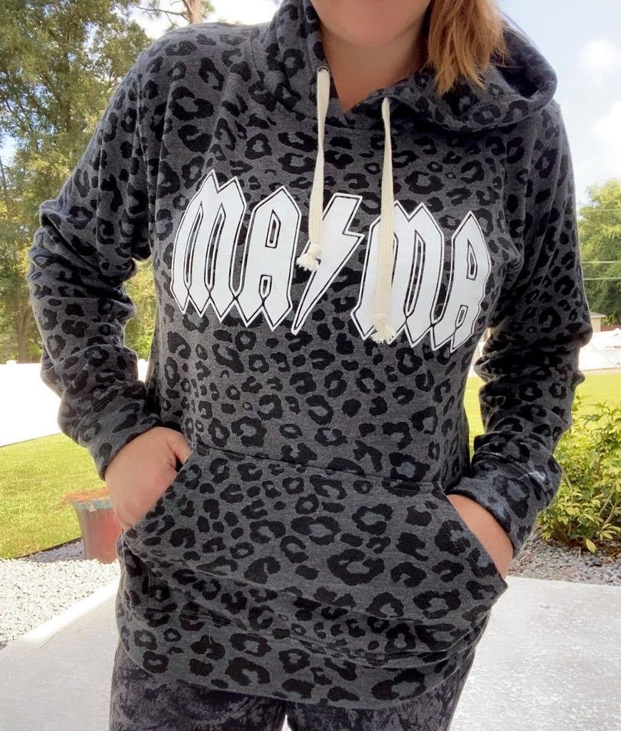 MAMA leopard hoodie-Graphic Tee- Simply Simpson's Boutique is a Women's Online Fashion Boutique Located in Jupiter, Florida