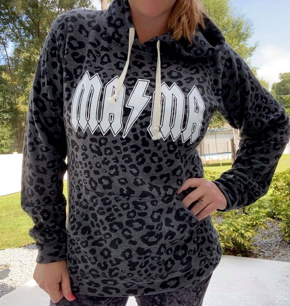 MAMA leopard hoodie-Graphic Tee- Simply Simpson's Boutique is a Women's Online Fashion Boutique Located in Jupiter, Florida