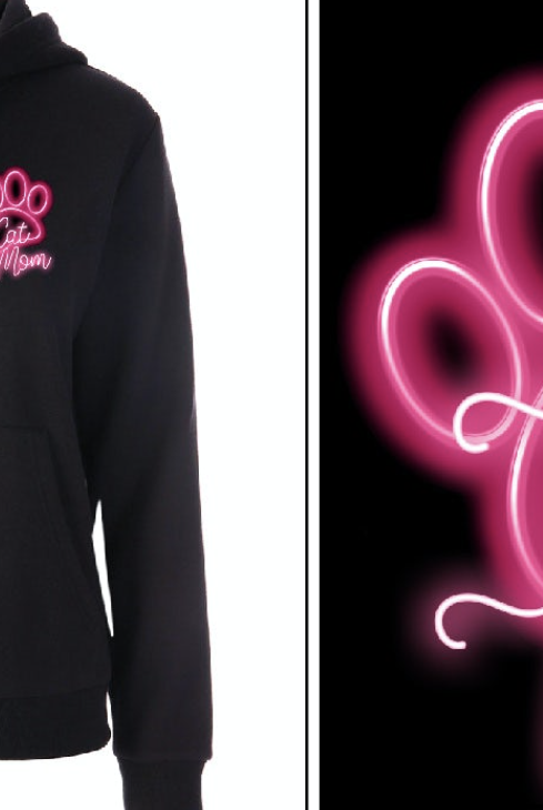 CAT Mom zip up hoodie-Graphic Tee- Simply Simpson's Boutique is a Women's Online Fashion Boutique Located in Jupiter, Florida
