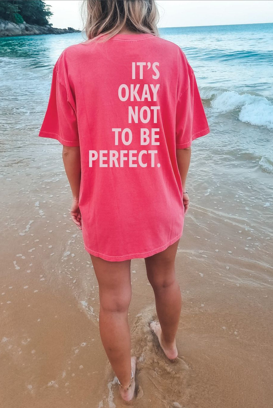 It's Okay Not To Be Perfect-Graphic Tee- Simply Simpson's Boutique is a Women's Online Fashion Boutique Located in Jupiter, Florida