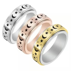 Cosmic Fidget Spinner Rings-280 Jewelry- Simply Simpson's Boutique is a Women's Online Fashion Boutique Located in Jupiter, Florida