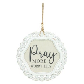 Pray More Wall Hanger-290 Home/Gift- Simply Simpson's Boutique is a Women's Online Fashion Boutique Located in Jupiter, Florida