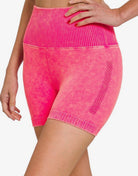 Seamless High Waisted Biker Shorts-190 Skirts/Shorts- Simply Simpson's Boutique is a Women's Online Fashion Boutique Located in Jupiter, Florida