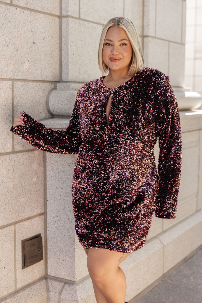 All That Glitters Sequin Dress-Dresses- Simply Simpson's Boutique is a Women's Online Fashion Boutique Located in Jupiter, Florida