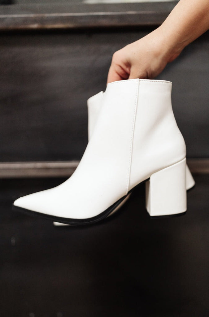 Amari Ankle Boots in White-Womens- Simply Simpson's Boutique is a Women's Online Fashion Boutique Located in Jupiter, Florida