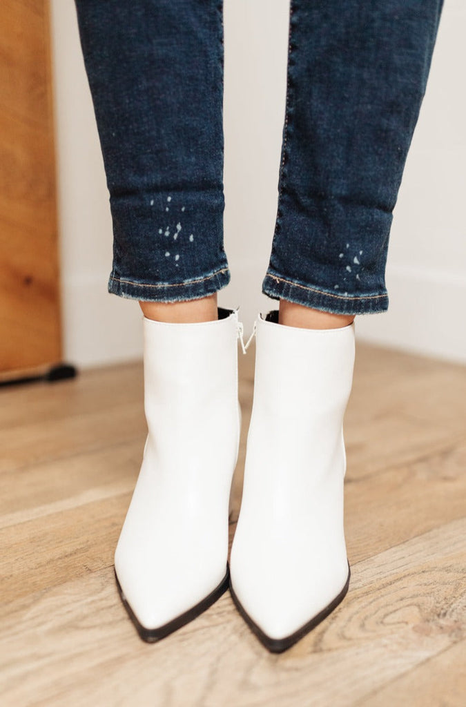 Amari Ankle Boots in White-Womens- Simply Simpson's Boutique is a Women's Online Fashion Boutique Located in Jupiter, Florida