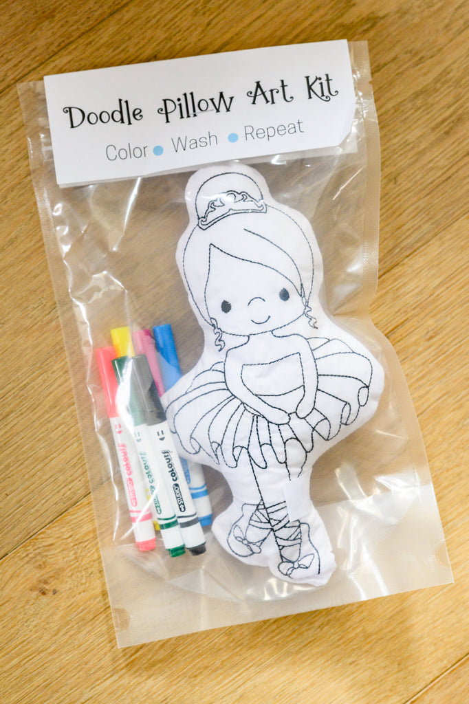 Ballerina Doodle Coloring Activity Doll-Gifts- Simply Simpson's Boutique is a Women's Online Fashion Boutique Located in Jupiter, Florida