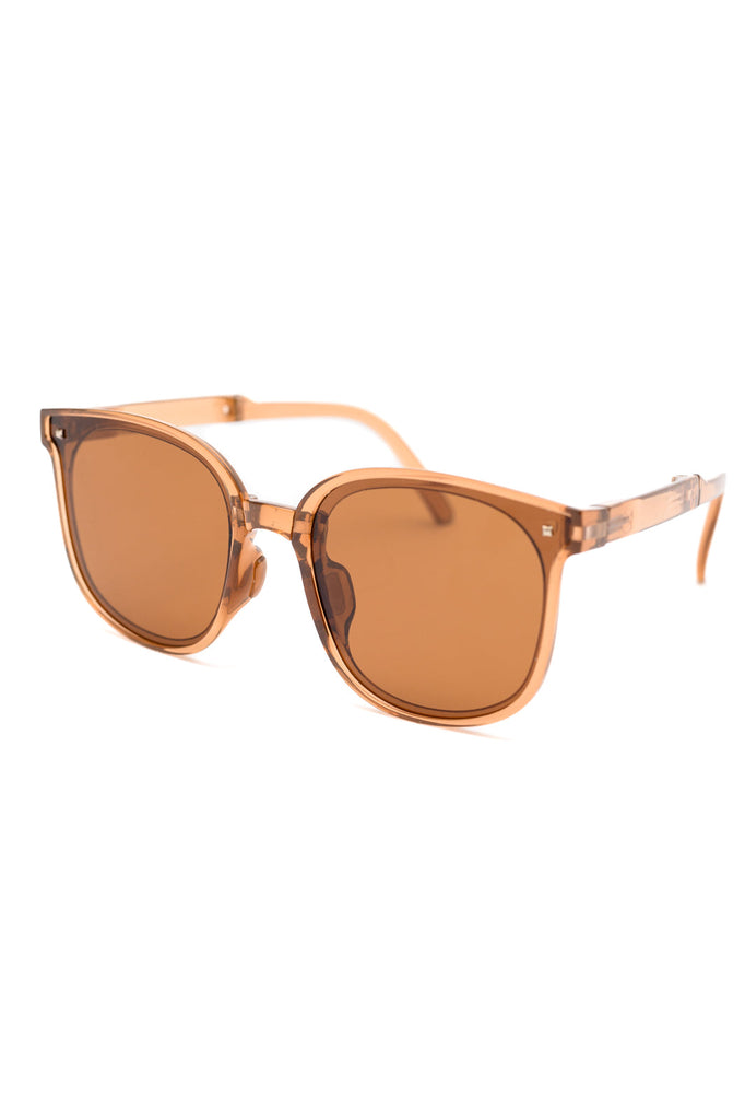 Collapsible Girlfriend Sunnies & Case in Champagne-Accessories- Simply Simpson's Boutique is a Women's Online Fashion Boutique Located in Jupiter, Florida