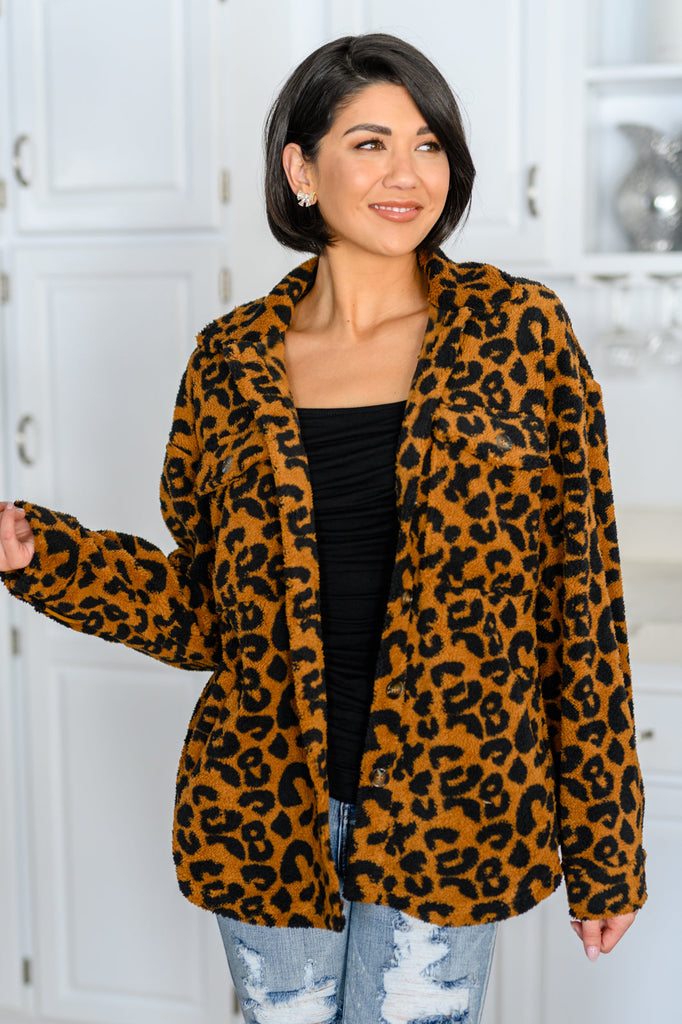 Castle Spotting Animal Print Jacket-Outerwear- Simply Simpson's Boutique is a Women's Online Fashion Boutique Located in Jupiter, Florida