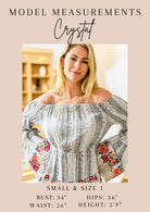 Don't Tempt Me Embroidered Blouse-Short Sleeves- Simply Simpson's Boutique is a Women's Online Fashion Boutique Located in Jupiter, Florida