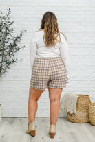 Cute As A Button Plaid Mini Skort-Skirts- Simply Simpson's Boutique is a Women's Online Fashion Boutique Located in Jupiter, Florida