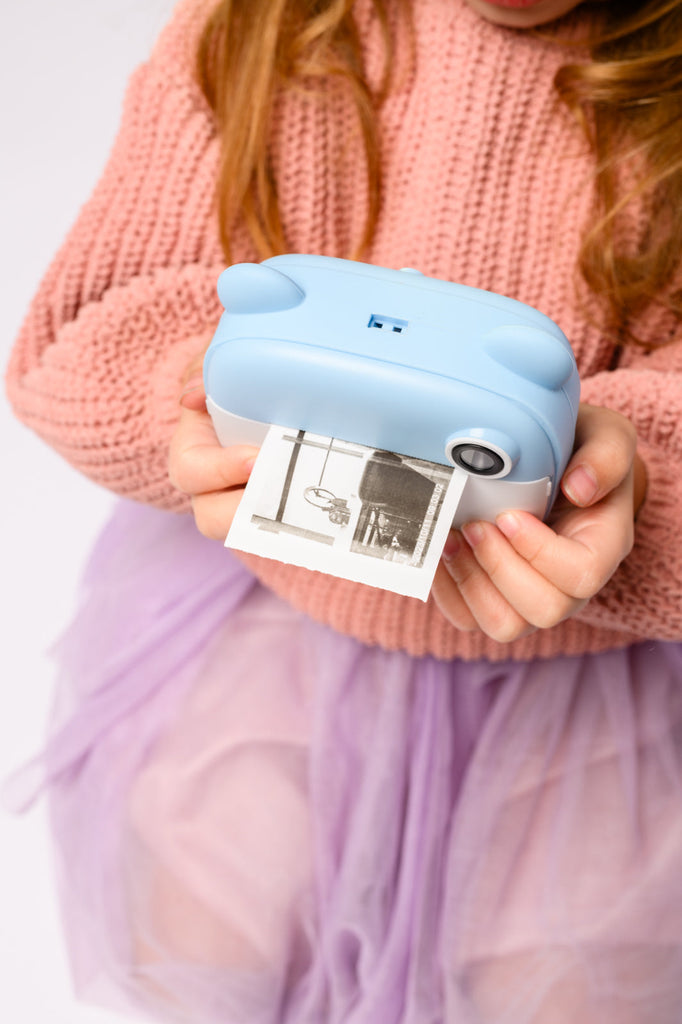 Quick Print Childrens Camera in Blue-Bags- Simply Simpson's Boutique is a Women's Online Fashion Boutique Located in Jupiter, Florida