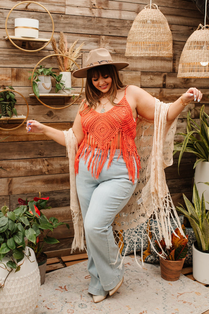Festival Fringe Tank in Orange-Tank Tops- Simply Simpson's Boutique is a Women's Online Fashion Boutique Located in Jupiter, Florida